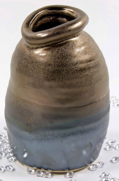 Vase-Atlantik Petrol-Gold-284048-1