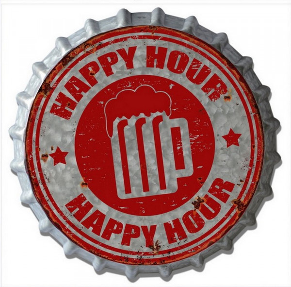 Happy Hour-Blechschild Happy Hour-283185-1