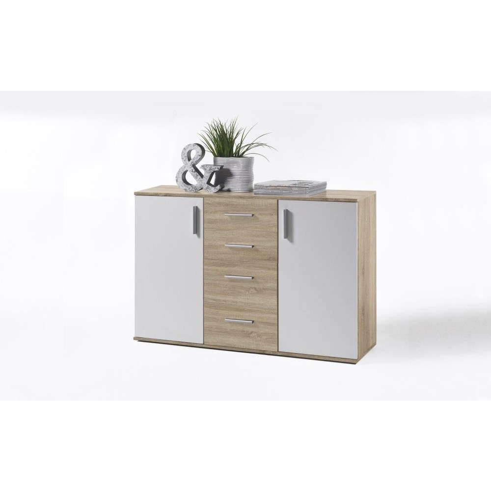 Kommode Bobby Sonoma Weiss NB Kommoden Kommoden & Sideboards