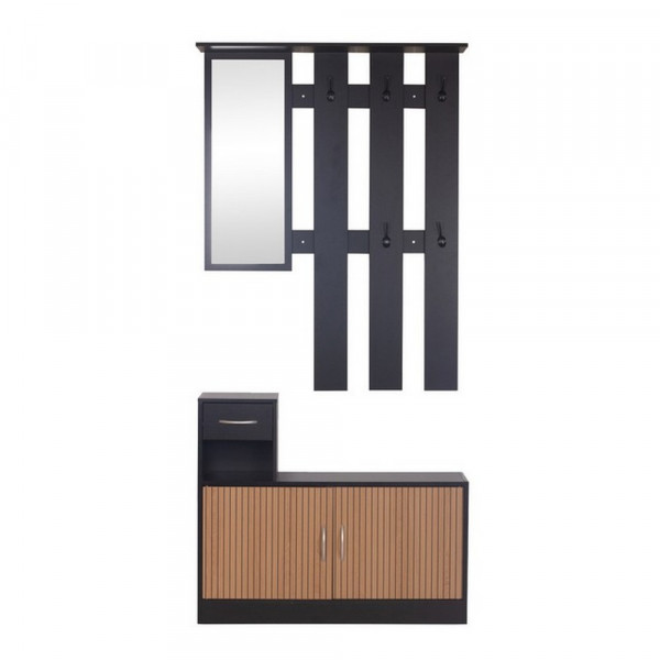 Dana-Garderobe Dana Eiche Schwarz-2223210-1