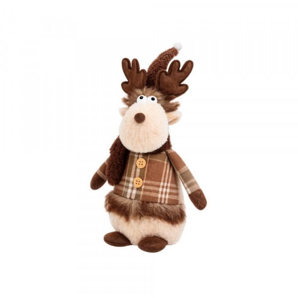 Dekorationsrentier-Rentier 40 cm Braun Beige-2206495-1