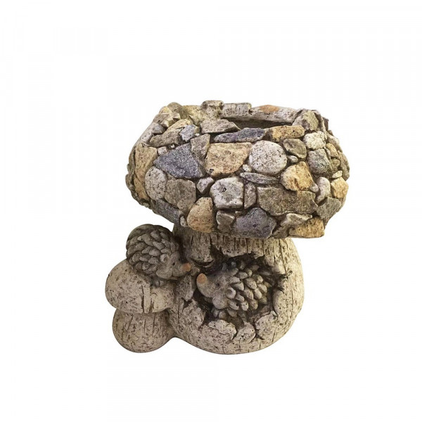 Stone-Pflanzgefäß Stone Pilz 1-295209-1