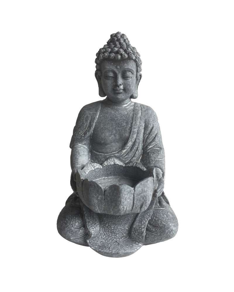 Dekoration | Teelichthalter | 2 Accessoires & Skulpturen Figuren Buddha | Buddha