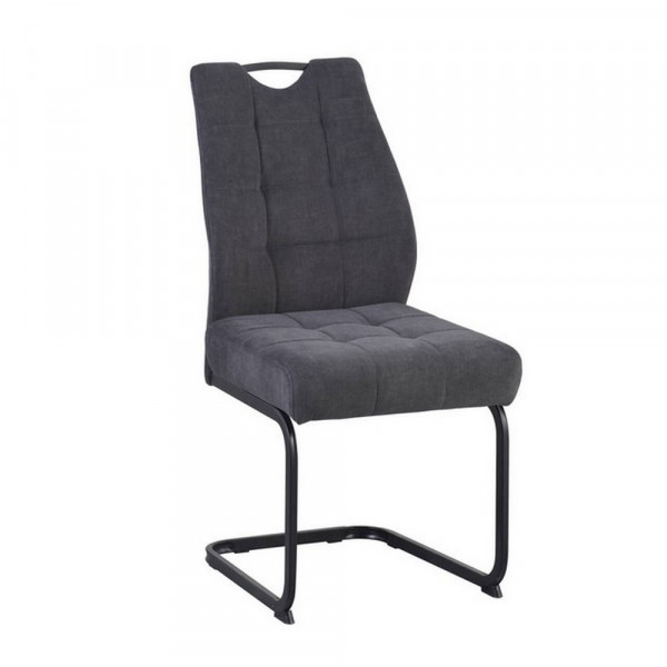 Marek-Stuhl Marek dunkelgrau velvet-2223343-1