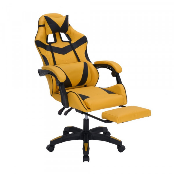 Krit Eco-Drehstuhl Krit Eco Gelb Schwar-2223291-1