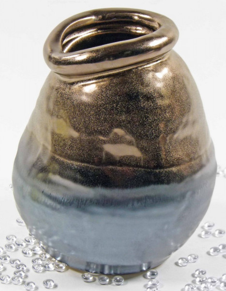 Vase-Atlantik Petrol-Gold-284049-1