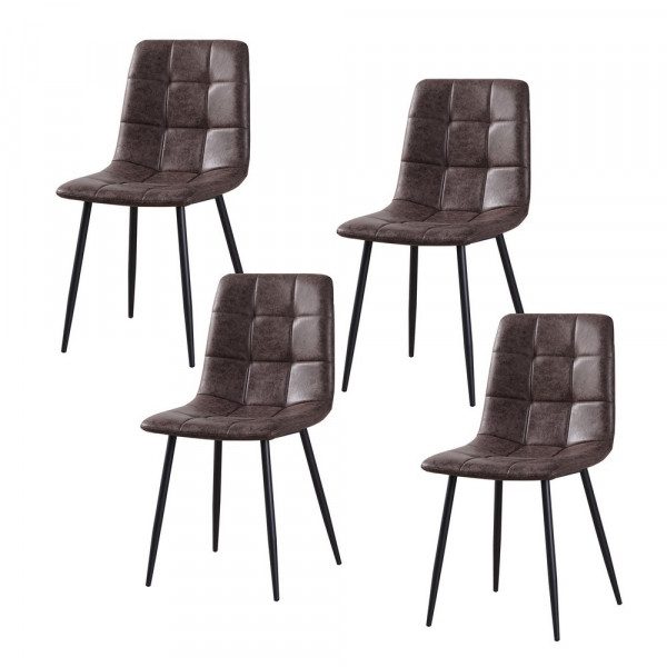 Mesa-Stuhl Mesa 4er Set Antikbraun-2220150-1