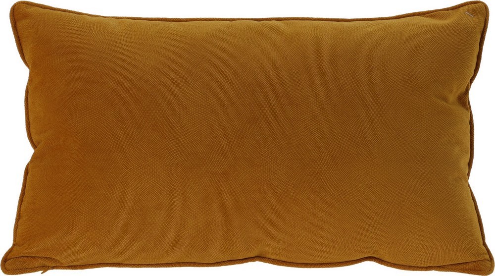 Kissen 30 x 50 cm Sofakissen Mikrofaser Ocker | Kissen | Textilien | Accessoires