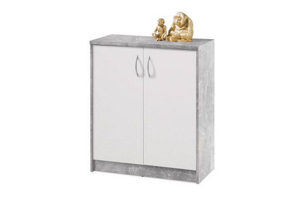 Kommode Optimus Beton Weiss NB Kommoden Kommoden & Sideboards