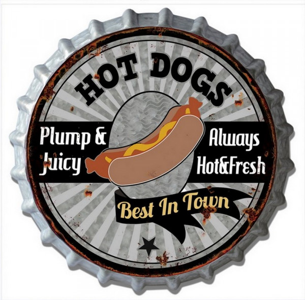 Hot Dog-Blechschild Hot Dog-283184-1
