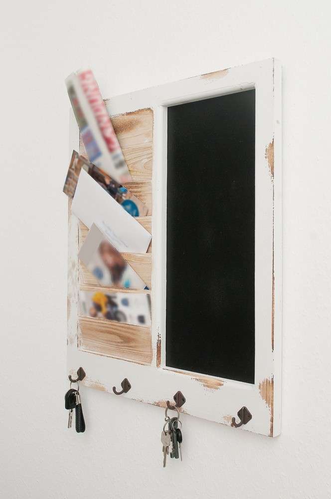 Lilja Schlüsselbrett mit Tafel Lilja | Kleiderständer & Haken | Flur