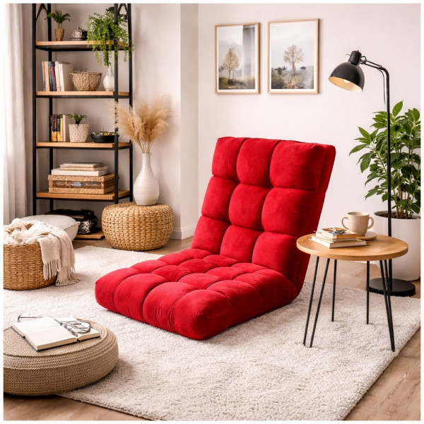 Agosta-Bodensessel Agosta rot-2223263-1