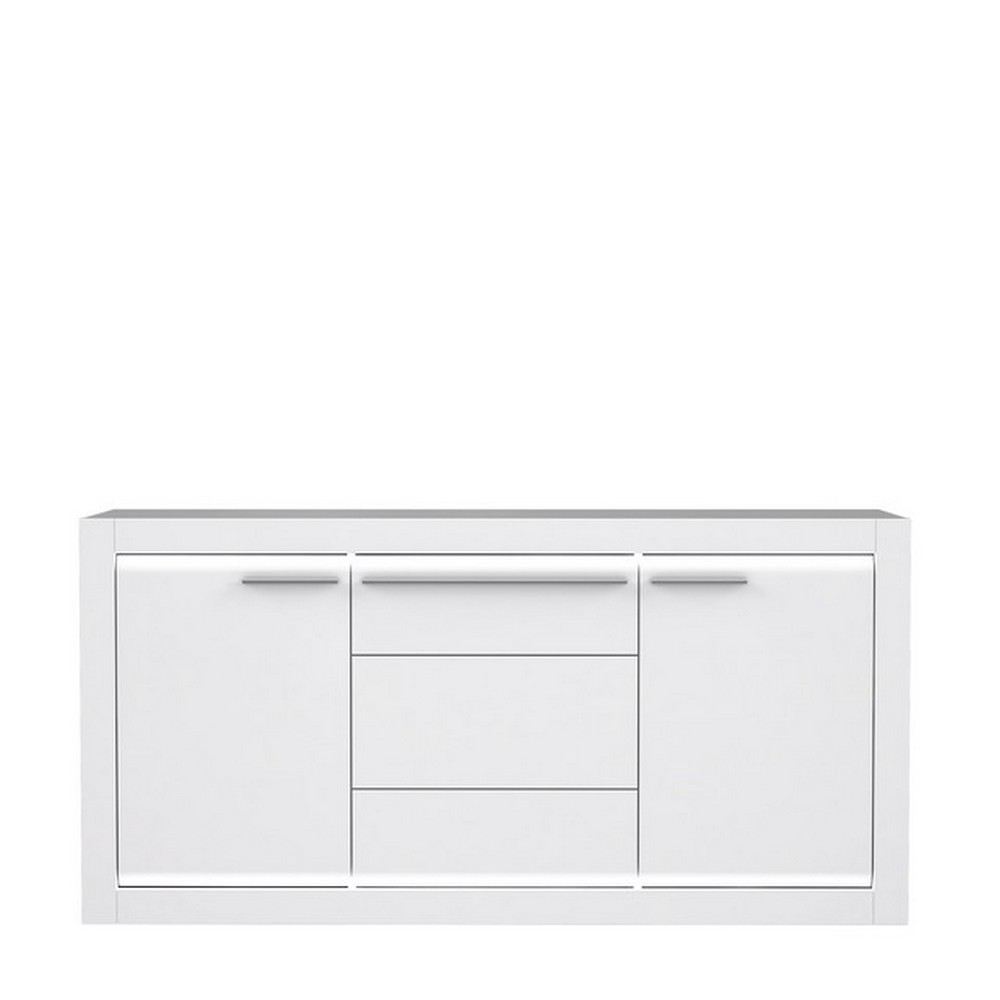 Weiß | Kommoden Möbel Sideboard L-Light Schlafzimmer Sideboards Weiß, Sideboards | | Fronten & MDF | Hochglanz