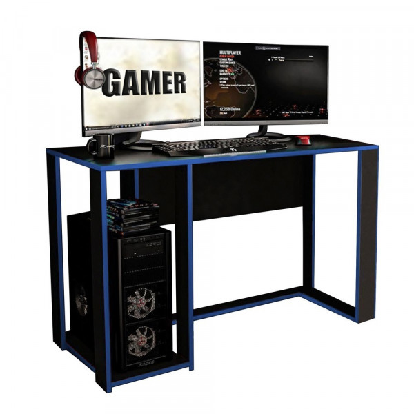 Gamer-Schreibtisch Gamer schwarz bla-22000003-1