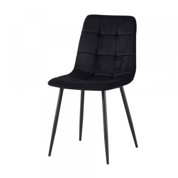 Meesa-Stuhl Mesa Velvet Schwarz-2220143-1
