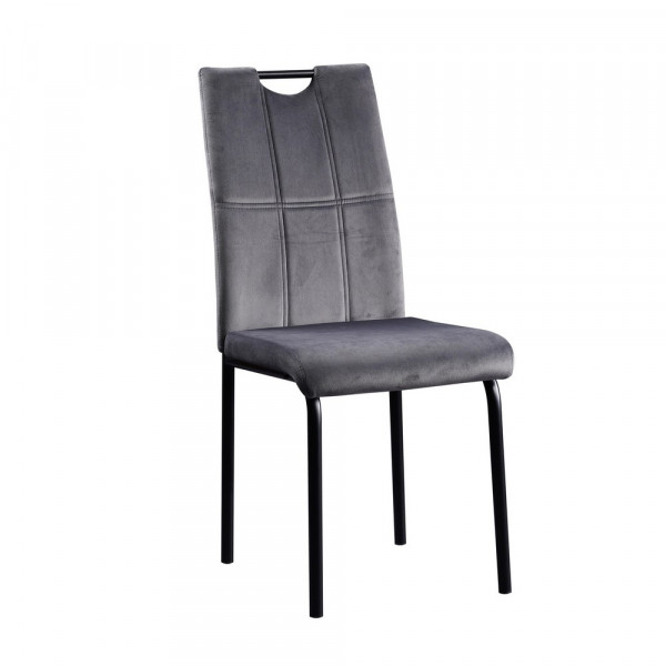 Denton-Stuhl Denton Velvet grau-2220182-1