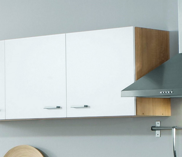 Küchen Hängeschrank Max 100 cm Eiche Sonoma Front weiß Anstellprogramm 