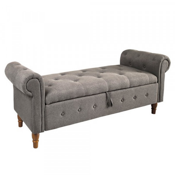 Lora-Bank Lora Leinen Grau-2223542-1