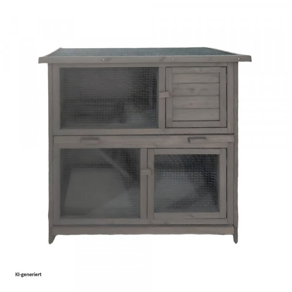 Rabbit-Hasenstall Rabbit grau-2223533-1