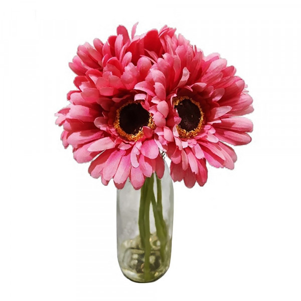Flora-Margeriten in Vase pink, Flora-2220807-1