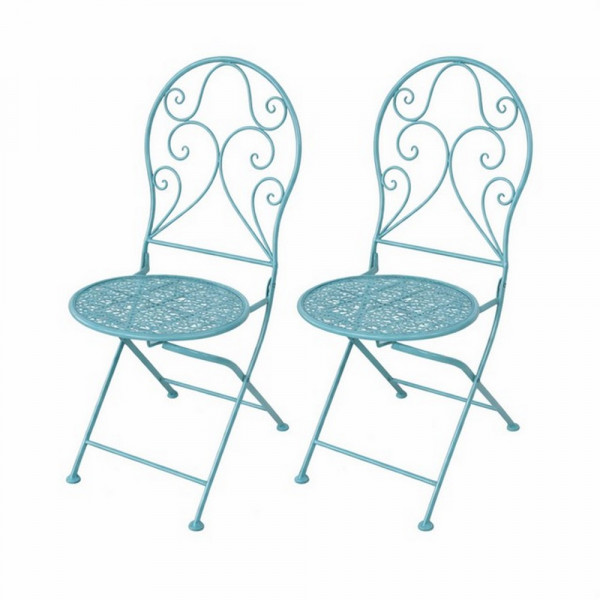 Lani Dekor-Gartenstuhl Lani Blau 2er Set-2223571-1