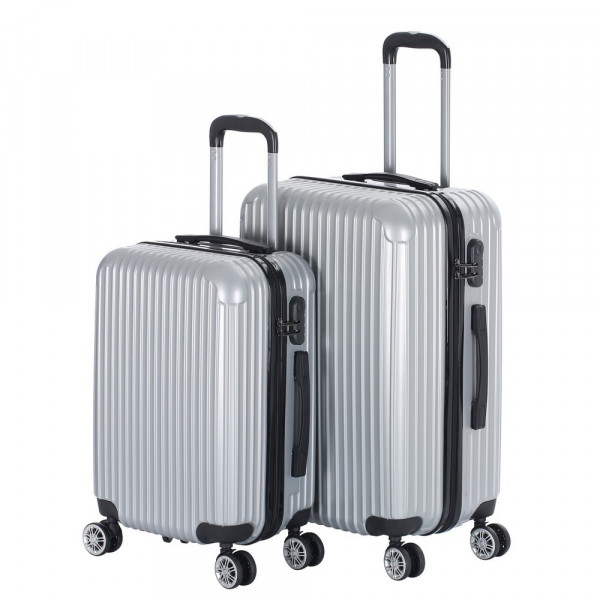 HighLevel ABS-Kofferset HighLevel ABS silber-281548-1