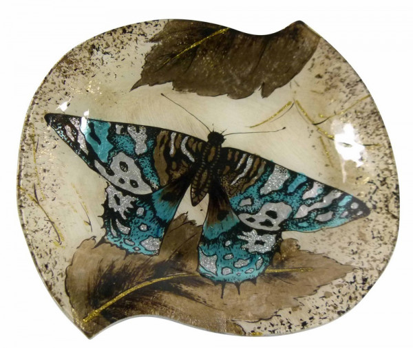 Dekoteller-Butterfly Gold Swing groß-284050-1