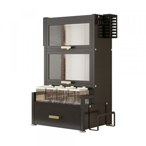 Percy-Gewürzschrank Percy Schwarz-2223452-1